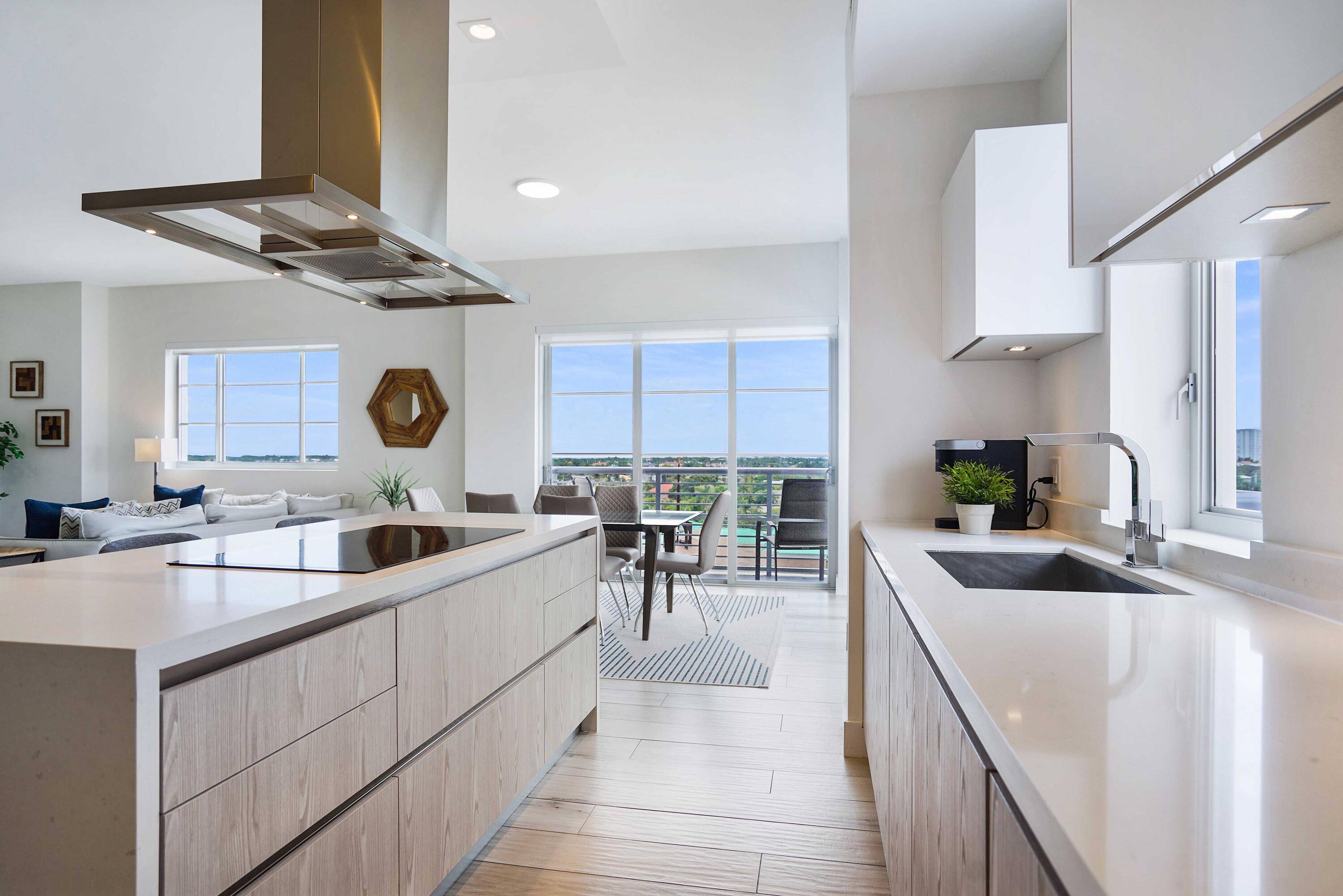 Residence 703 at Tower 155 Fully furnished corner rental with ocean views.