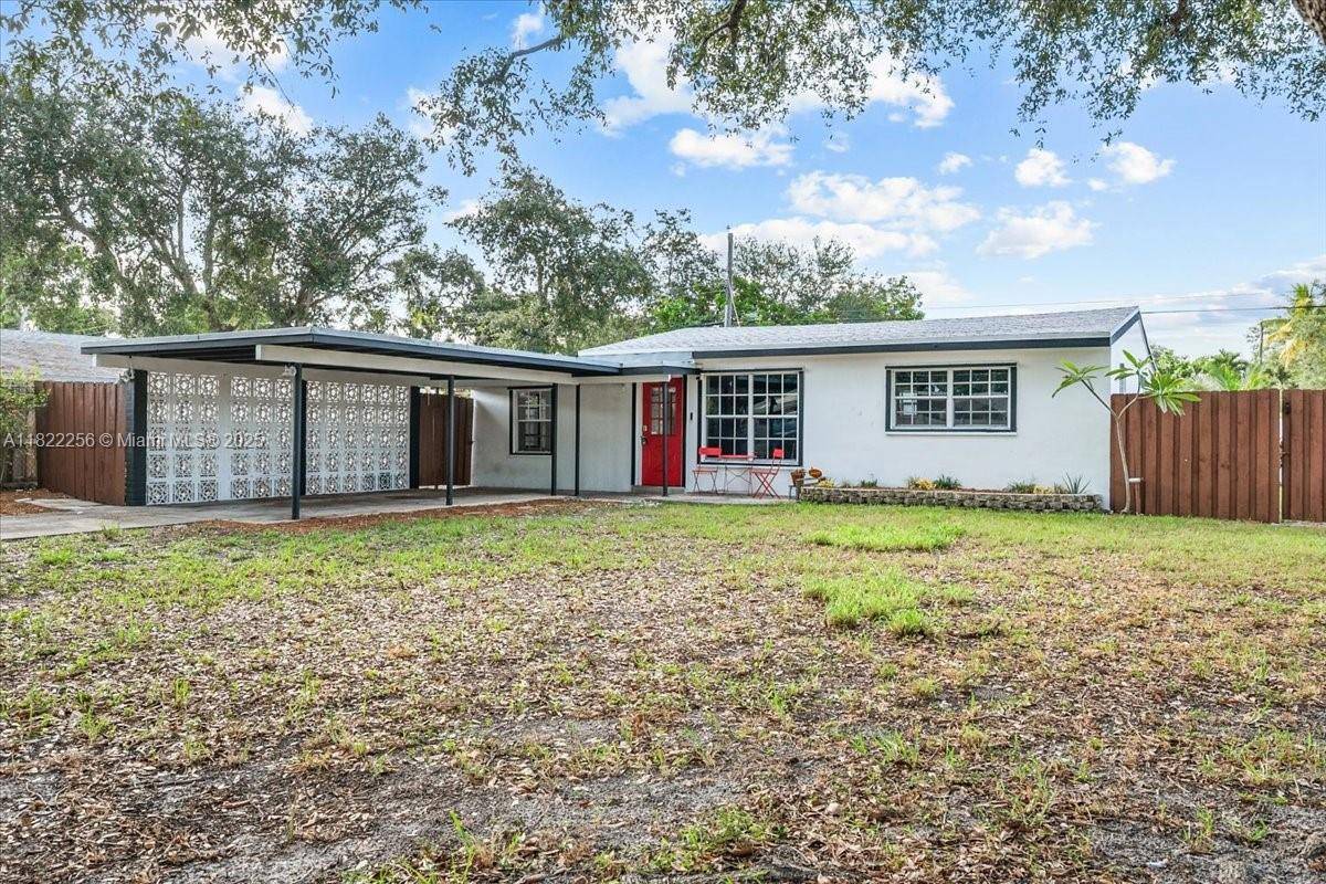 This charming 3 bedroom, 2 bathroom home sits on a generous corner lot in a peaceful neighborhood.