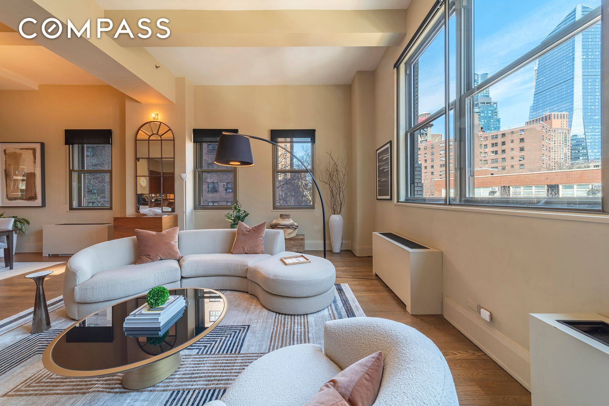 Residence 3E is a stunning 1, 700 square foot corner two bedroom loft in West Chelsea's renowned Heywood Condominium at 263 Ninth Avenue.