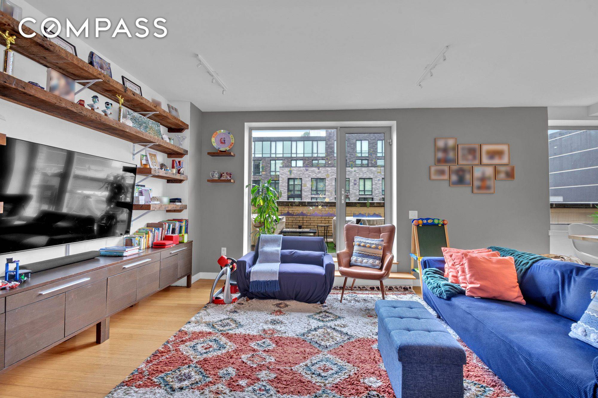 Stunning 3 Bedroom, 2 Bath Residence with Panoramic Views and a Terrace that extends the entire length of the apartment.