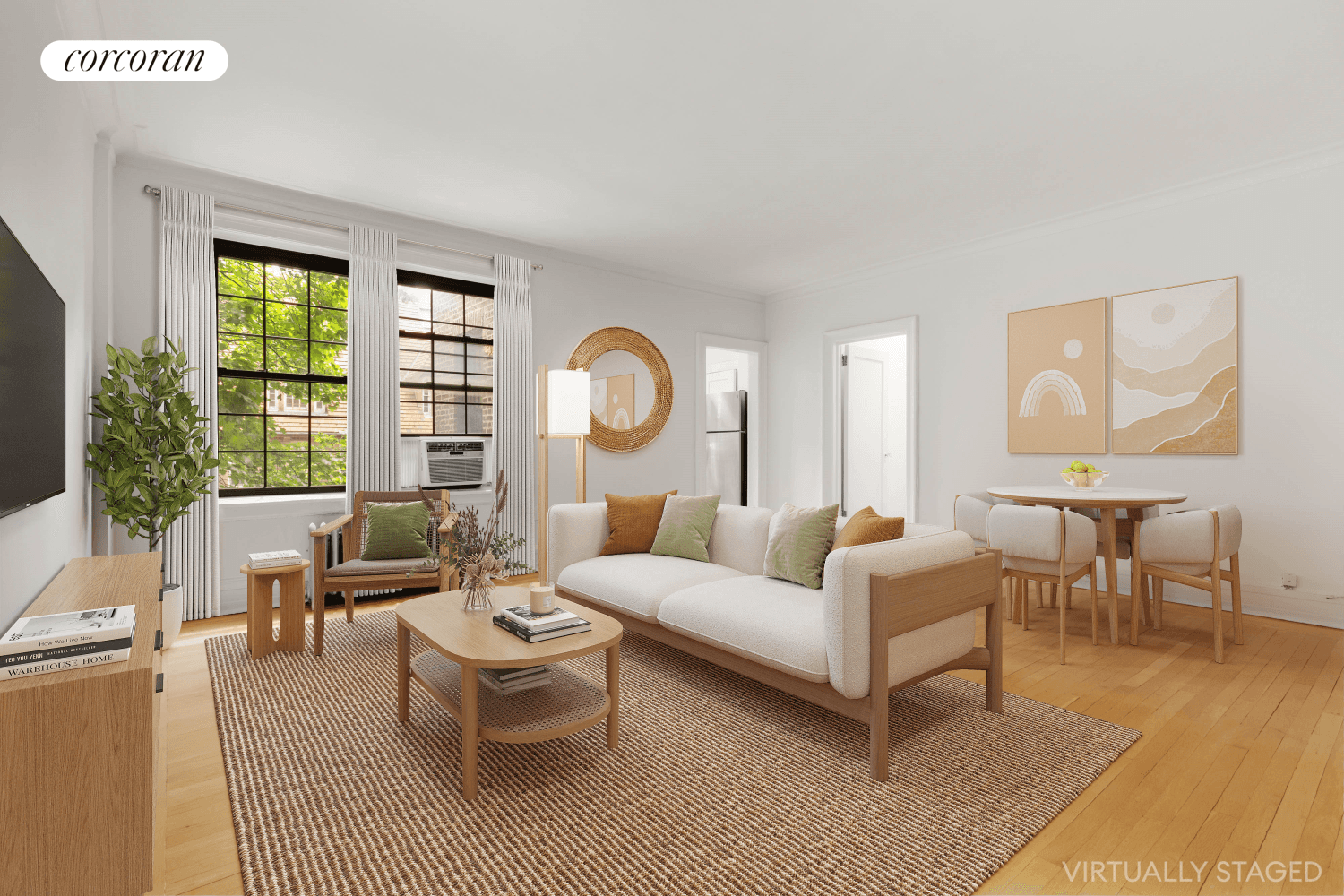 Come home to charm and warmth in Forest Hills Gardens !