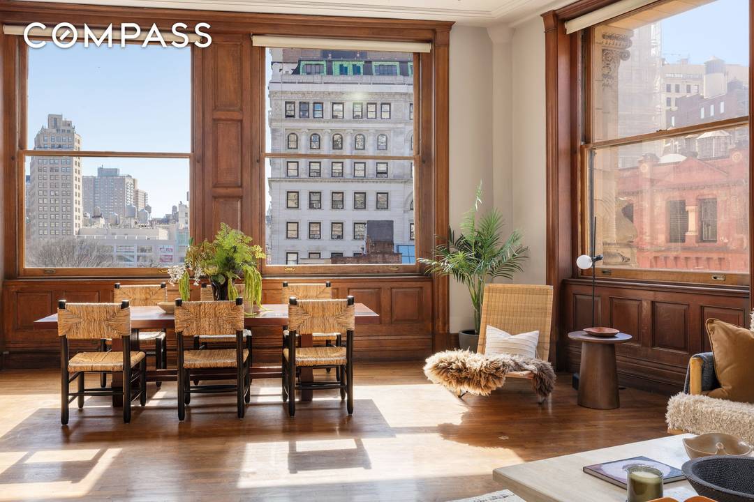 A quintessential New York corner loft, rich in character and scale, located just steps from Union Square at the intersection of 18th Street and Broadway.
