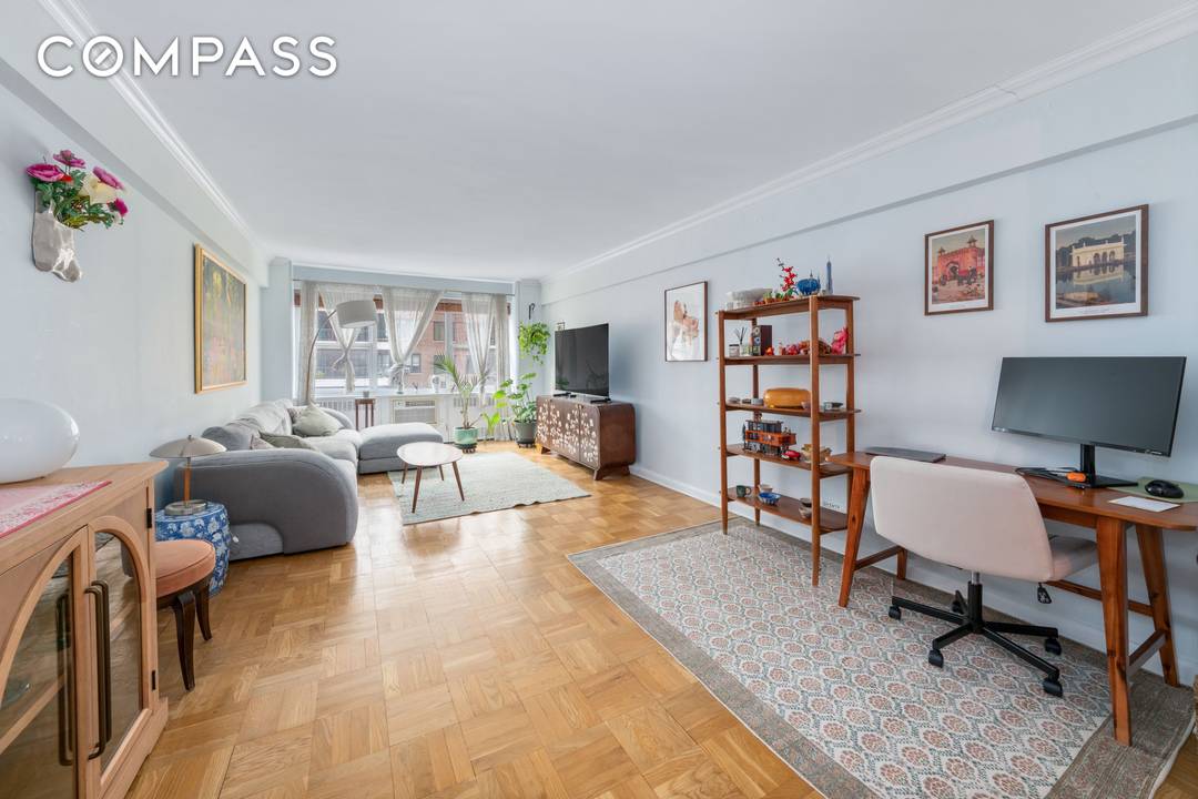 Welcome to Apartment 9R at 25 Sutton Place South an oversized, beautifully appointed one bedroom, one and a half bath residence offering exceptional comfort and style.