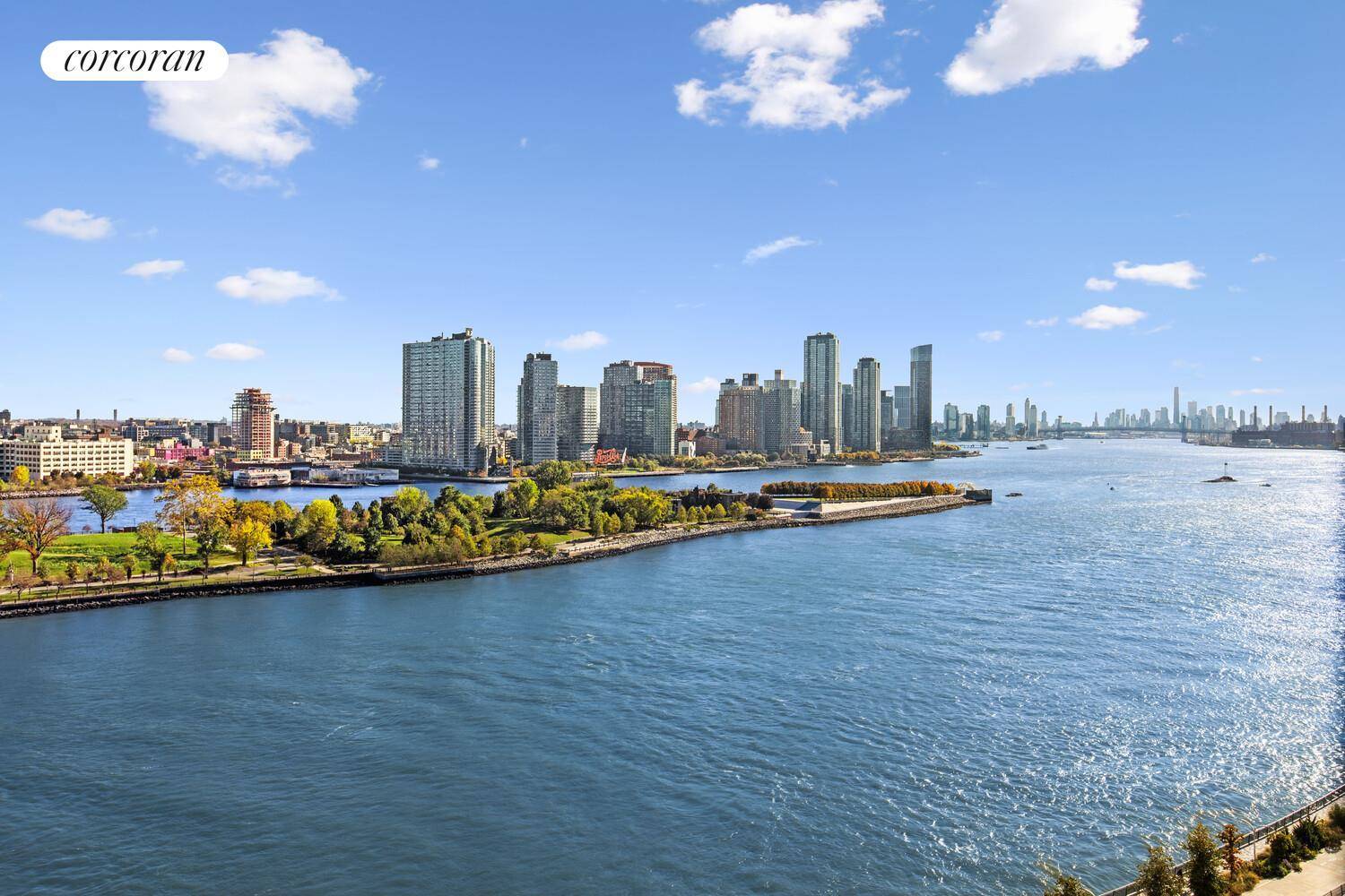 Bathed in southern light with terrific views of the East River, residence 15H at 25 Sutton Place South is a classically elegant two bedroom, two bath home offering timeless proportions ...
