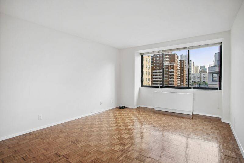 Brand new high floor one bedroom one bathroom with private balcony and open city and river views.