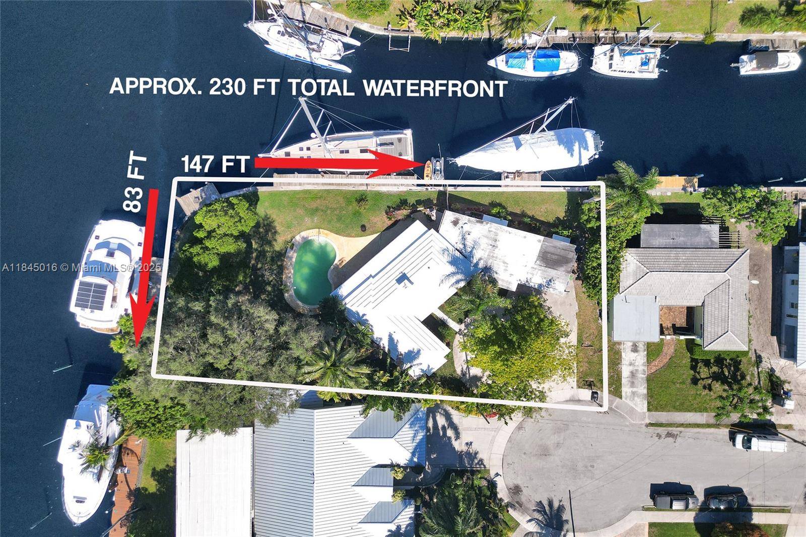 RARE UNRESTRICTED OCEAN ACCESS Corner Point Lot on the New River NO WAKE with 230FT of Waterfront amp ; multiple docks.