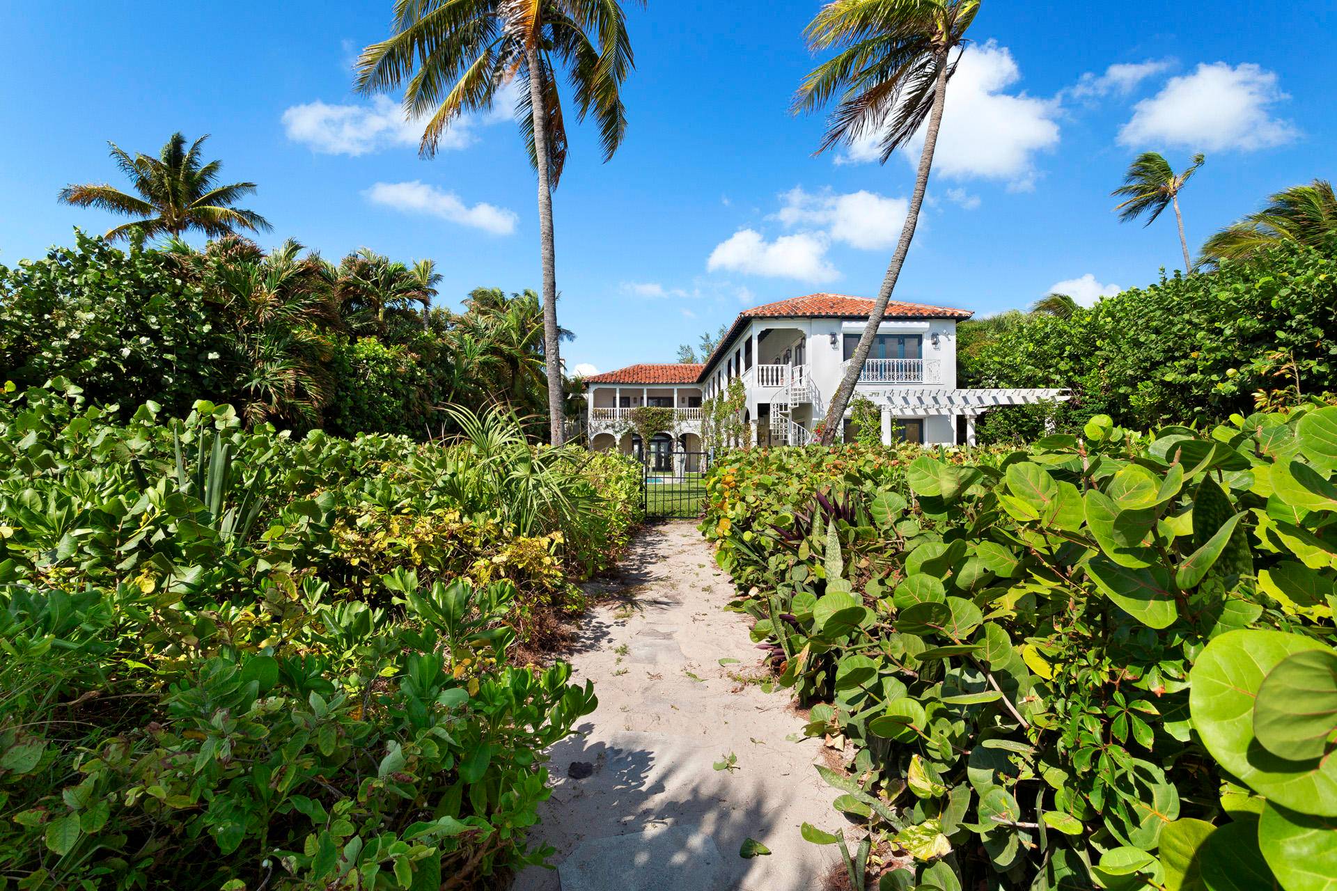 RENTED Direct oceanfront furnished estate offered for lease.