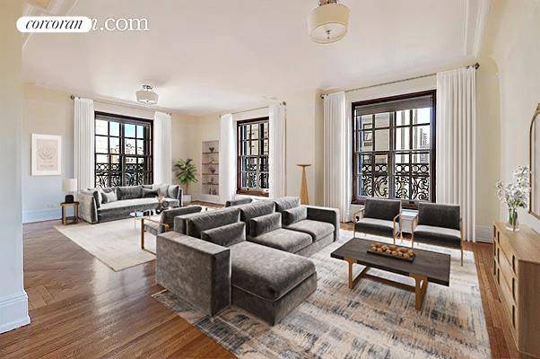 The Ansonia is truly a gem among New York City's real estate offerings, boasting an exceptional blend of modern comfort and classic pre war charm.
