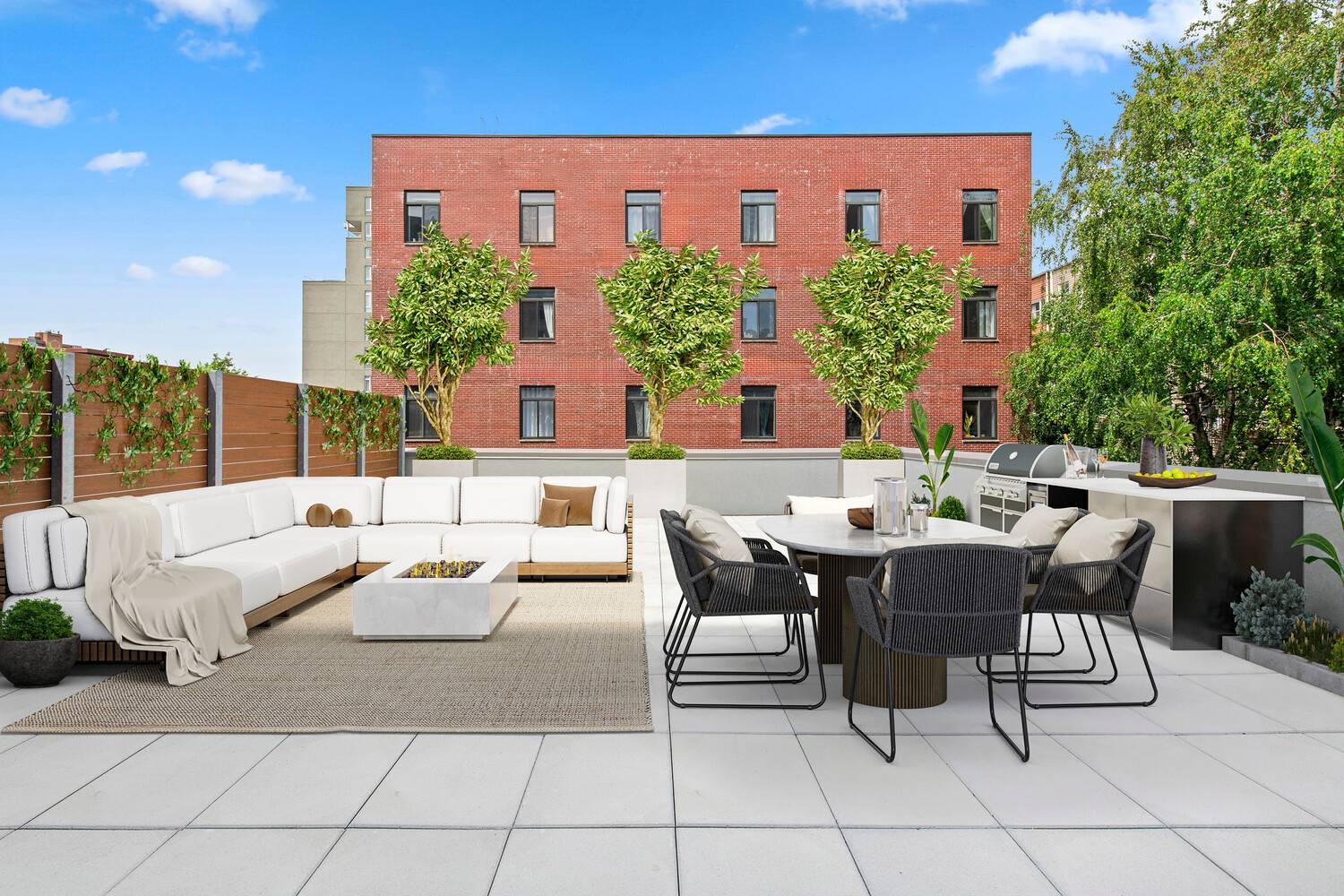 WELCOME TO APARTMENT 2T, A STYLISH 1 BEDROOM APARTMENT FEATURING A PRIVATE TERRACE, PERFECT FOR ENTERTAINING OR UNWINDING IN COMFORT.