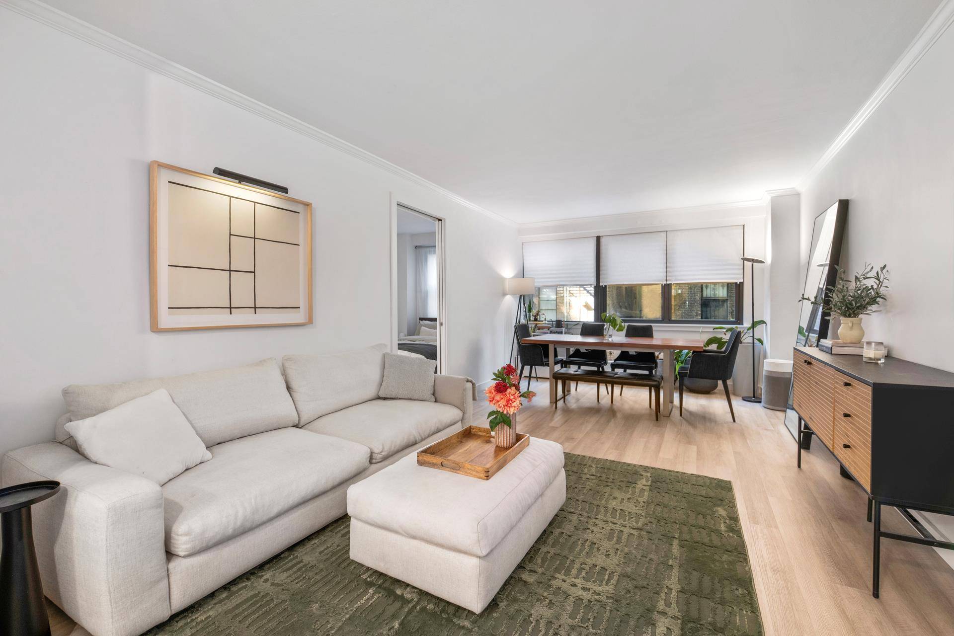 TURN KEY, DESIGNER RENOVATION IN PRIME GRAMERCY LOCATION Welcome to your meticulously renovated 1 bedroom, 1 bathroom in the heart of Gramercy.