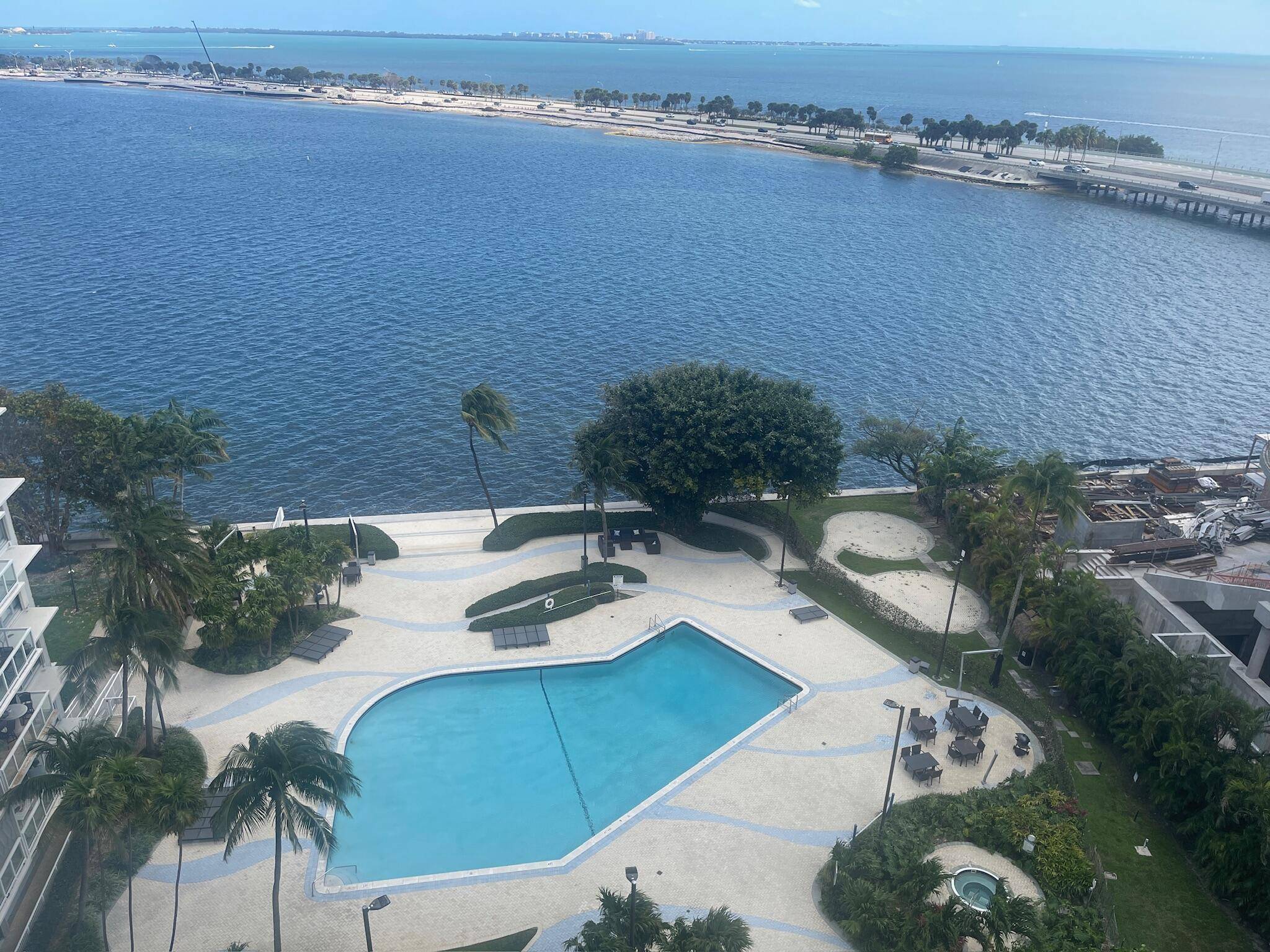 Beautiful unit with amazing bay views, brand new impact windows, upgraded closets, new dining room cabinetry, a washer dryer combo inside the unit, and new LED lighting throughout.