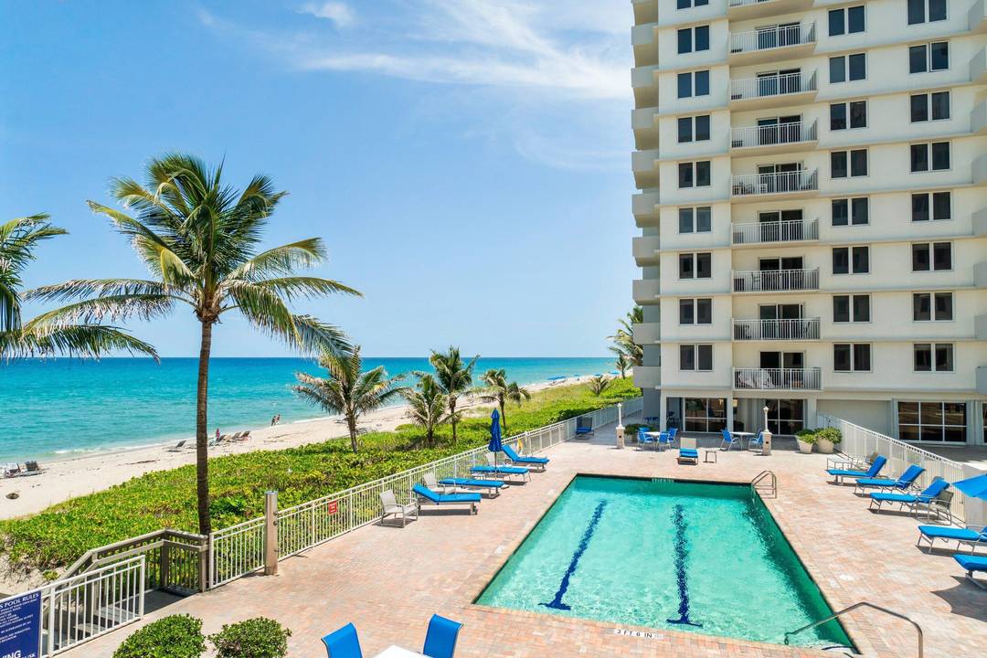 Beautiful Oceanfront Furnished Seasonal Rental in Highland Beach !