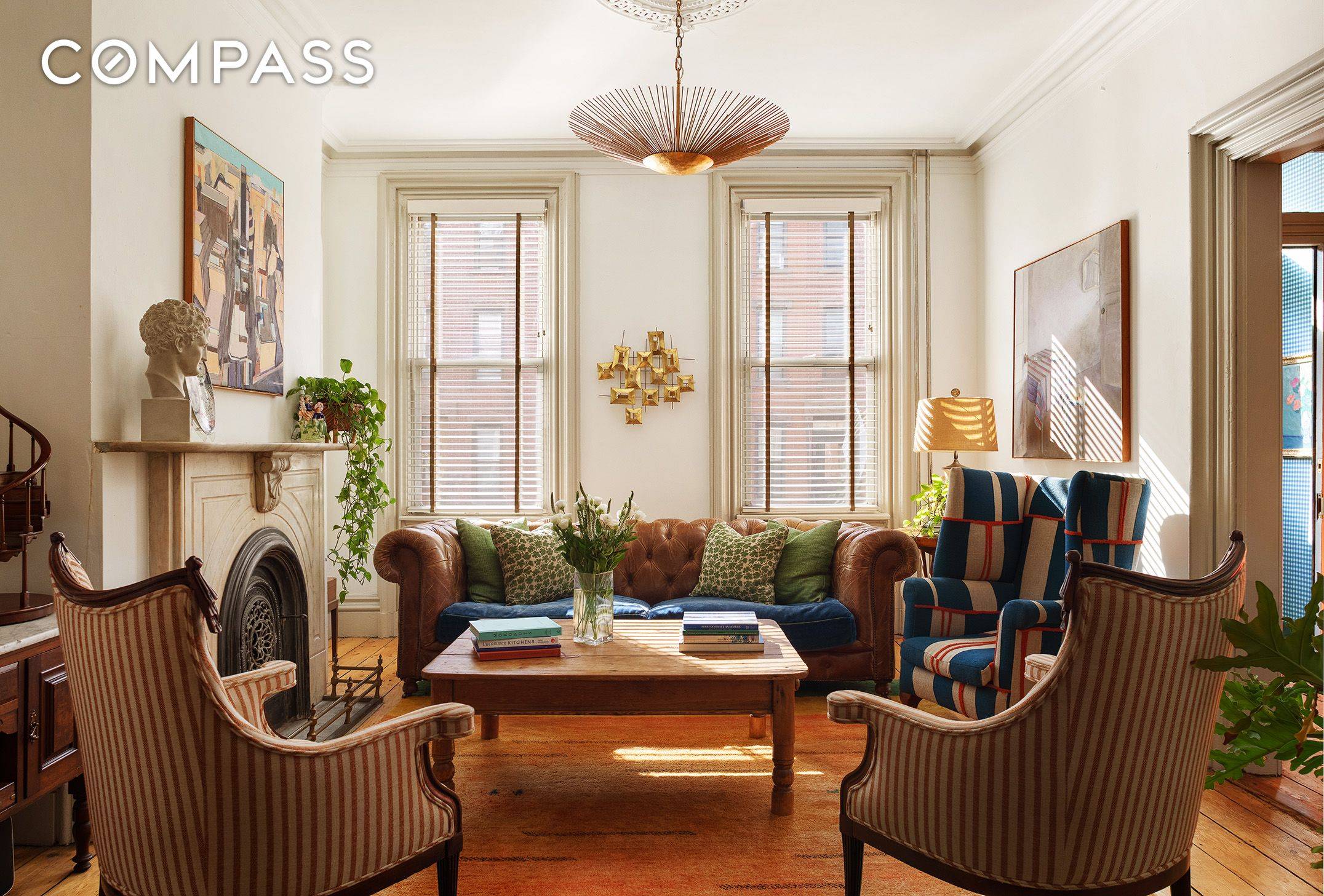 Greenpoint Townhouse with Countryside Charm and London Inspired Elegance Originally built around 1868 by local builder John W.
