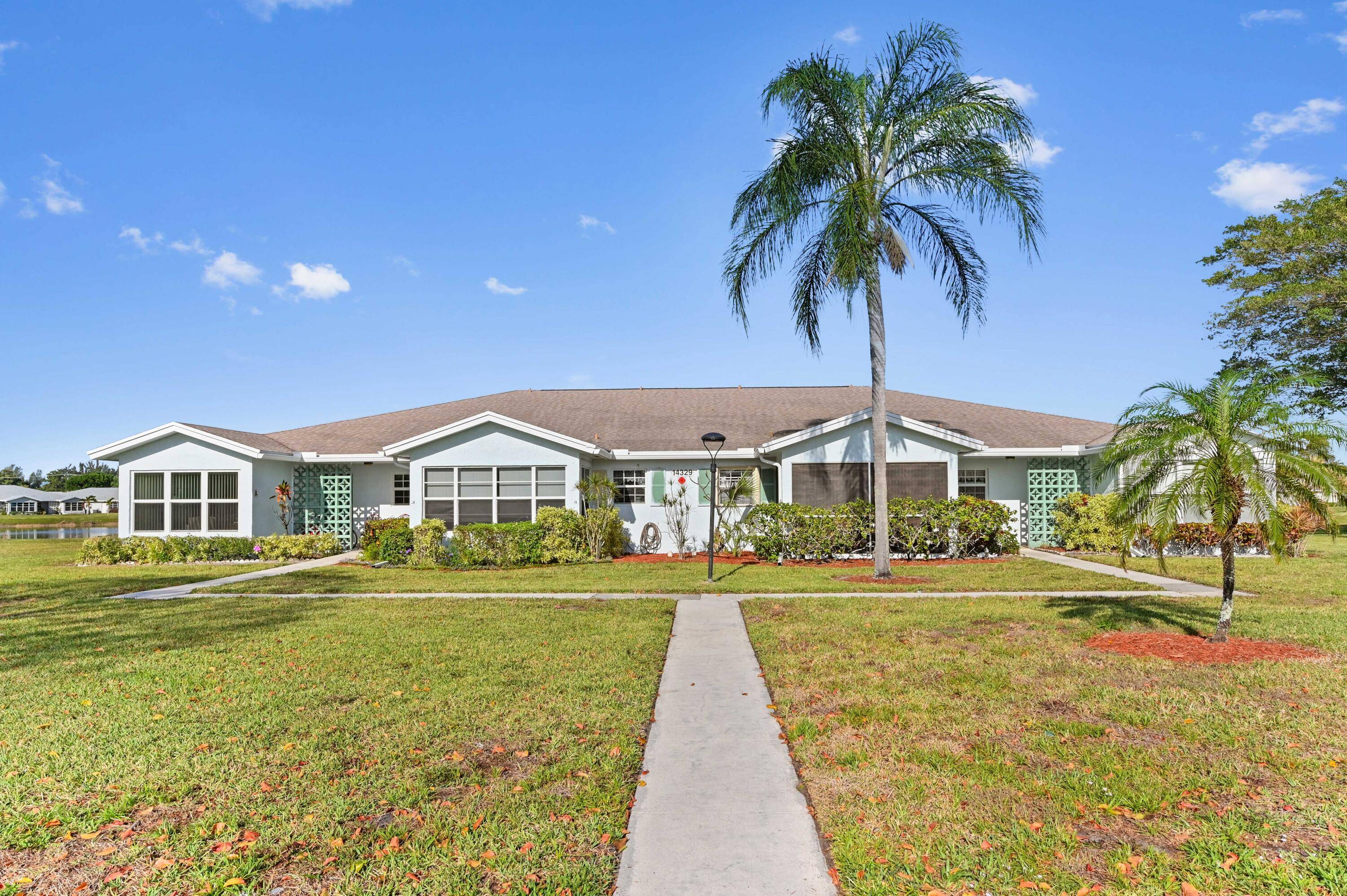 Enjoy the best of resort style living in this lovely lake view villa located in the desirable High Point of Delray West community.