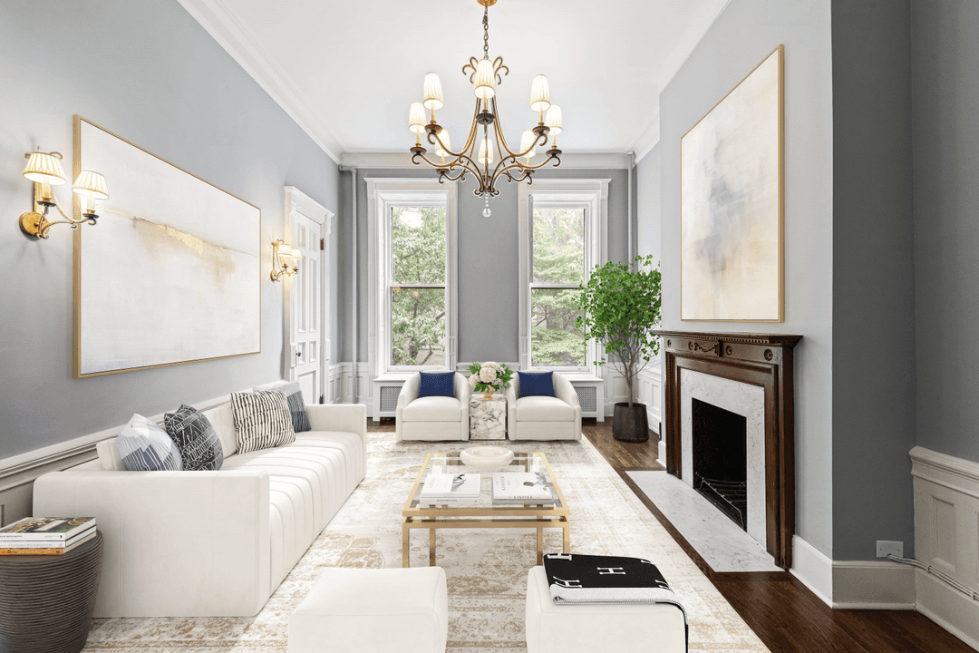 A renovated two family townhouse nestled less than two blocks from Central Park, this 7 bedroom, 3.