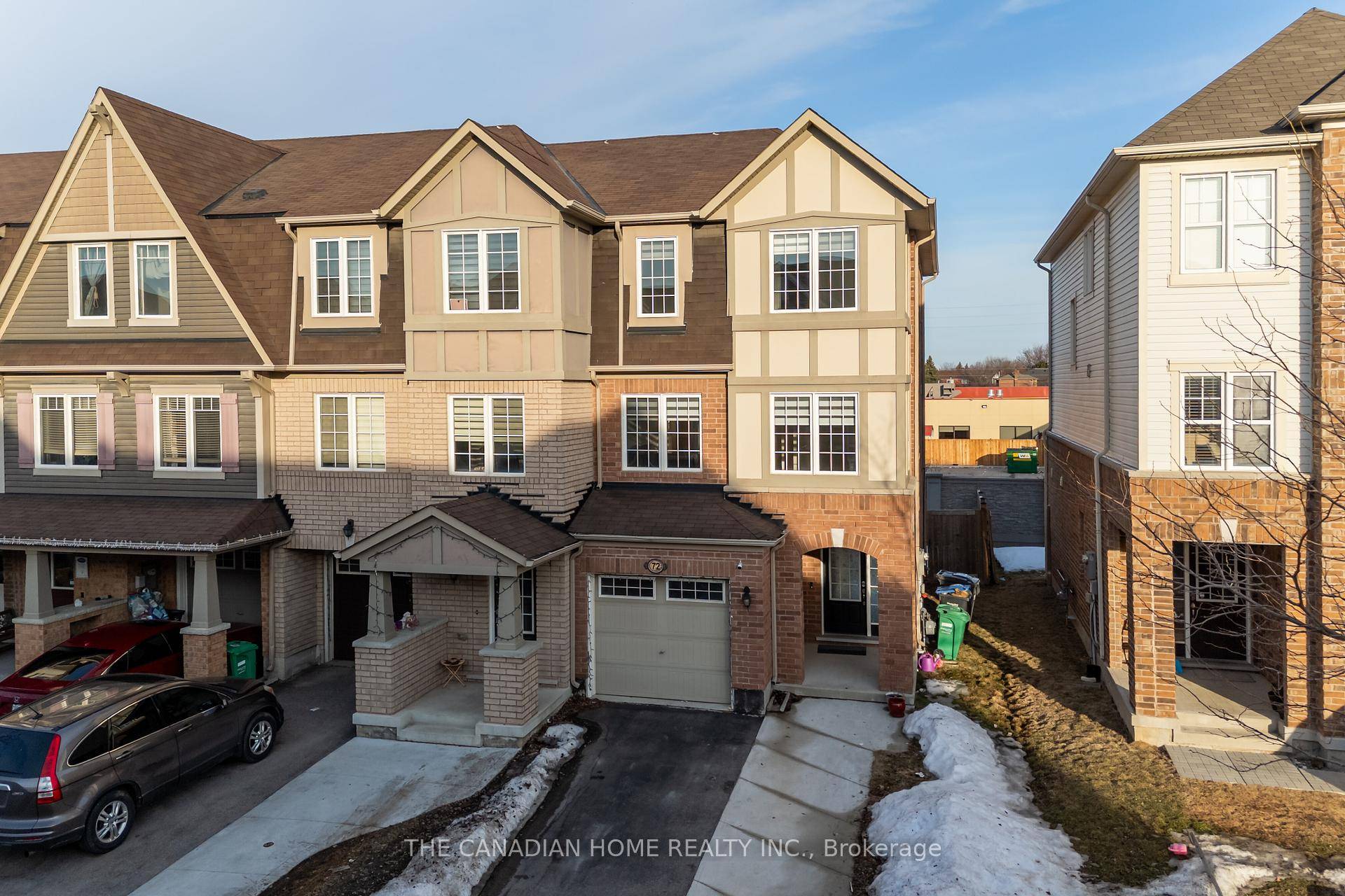 Nestled in the desirable Fletchers West community, this stunning Mattamy built end unit executive freehold townhouse offers modern living with no maintenance fees.