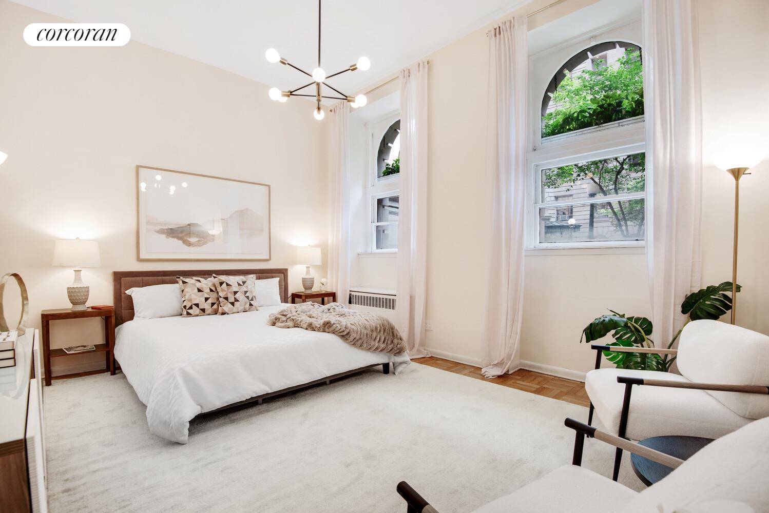 Apartment 1DN offers the elegance and grand scale of a bygone era showcasing the incomparable prewar design unique to homes at the Apthorp.