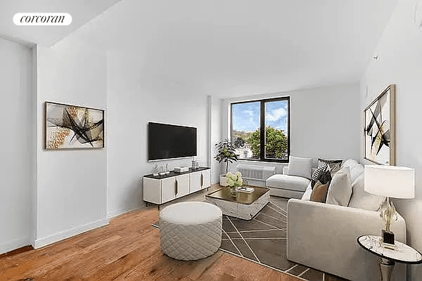 NEW CONSTRUCTION Spacious 3 bed 2 bath flooded with sunlight Kitchen boasts stainless steel appliances including dishwasher and ample cabinets Hardwood floors throughout This unit is perfect if you need ...