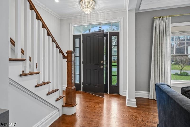 This exceptional 2018 built home offers modern living with high ceilings, refined finishes, and a thoughtfully designed layout throughout.