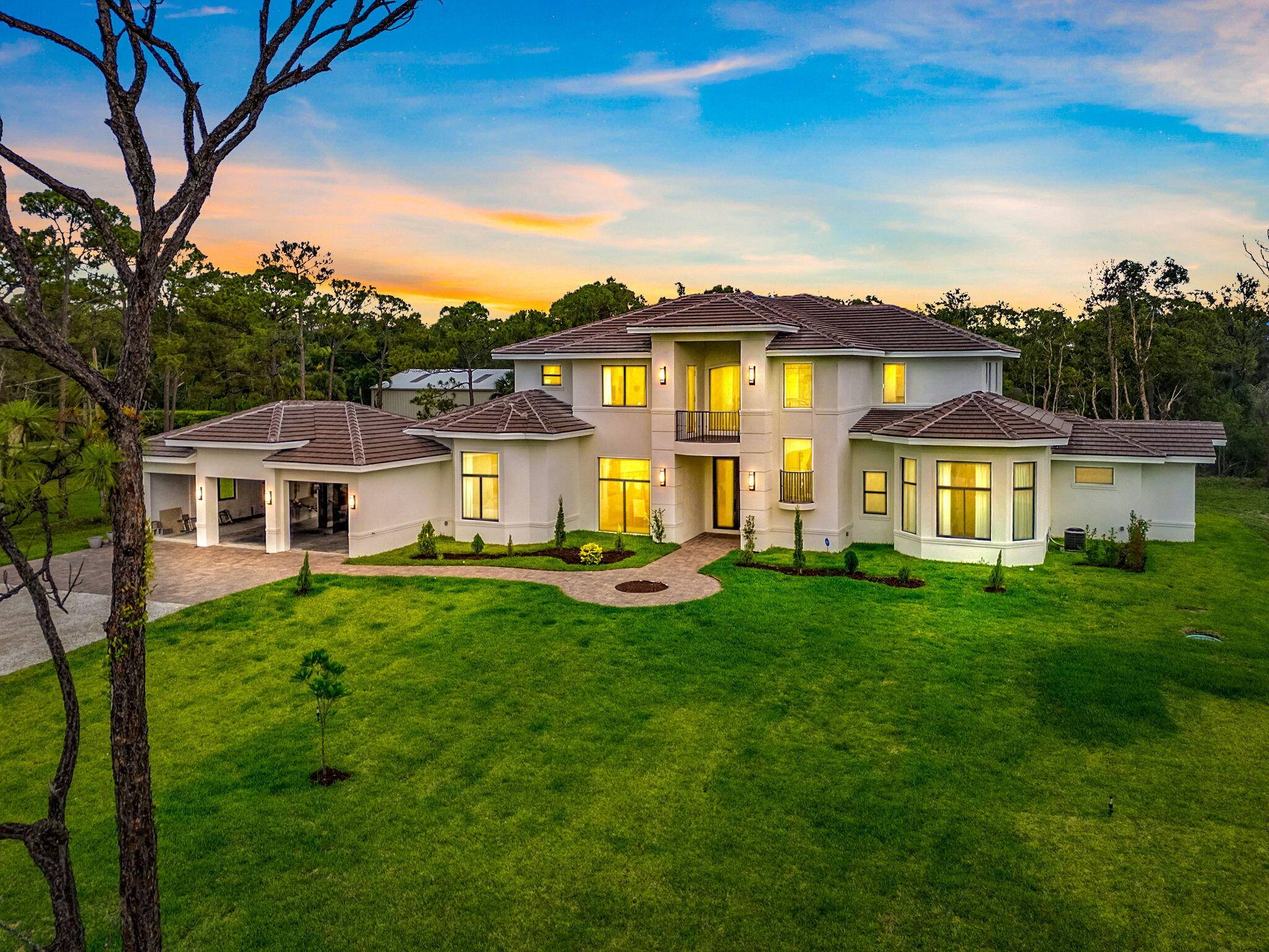 Brand new 2024 construction in Palm Beach Country Estates.