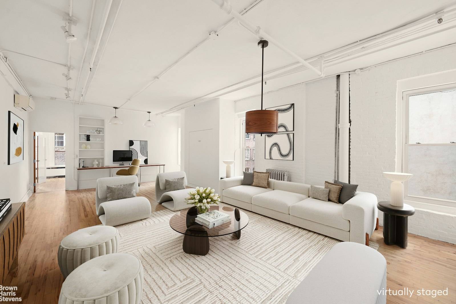 This grand and authentic 3, 300SF artist loft is located right in the heart of Soho's historic Cast iron District and features a sprawling 3 bedroom layout and bright south ...