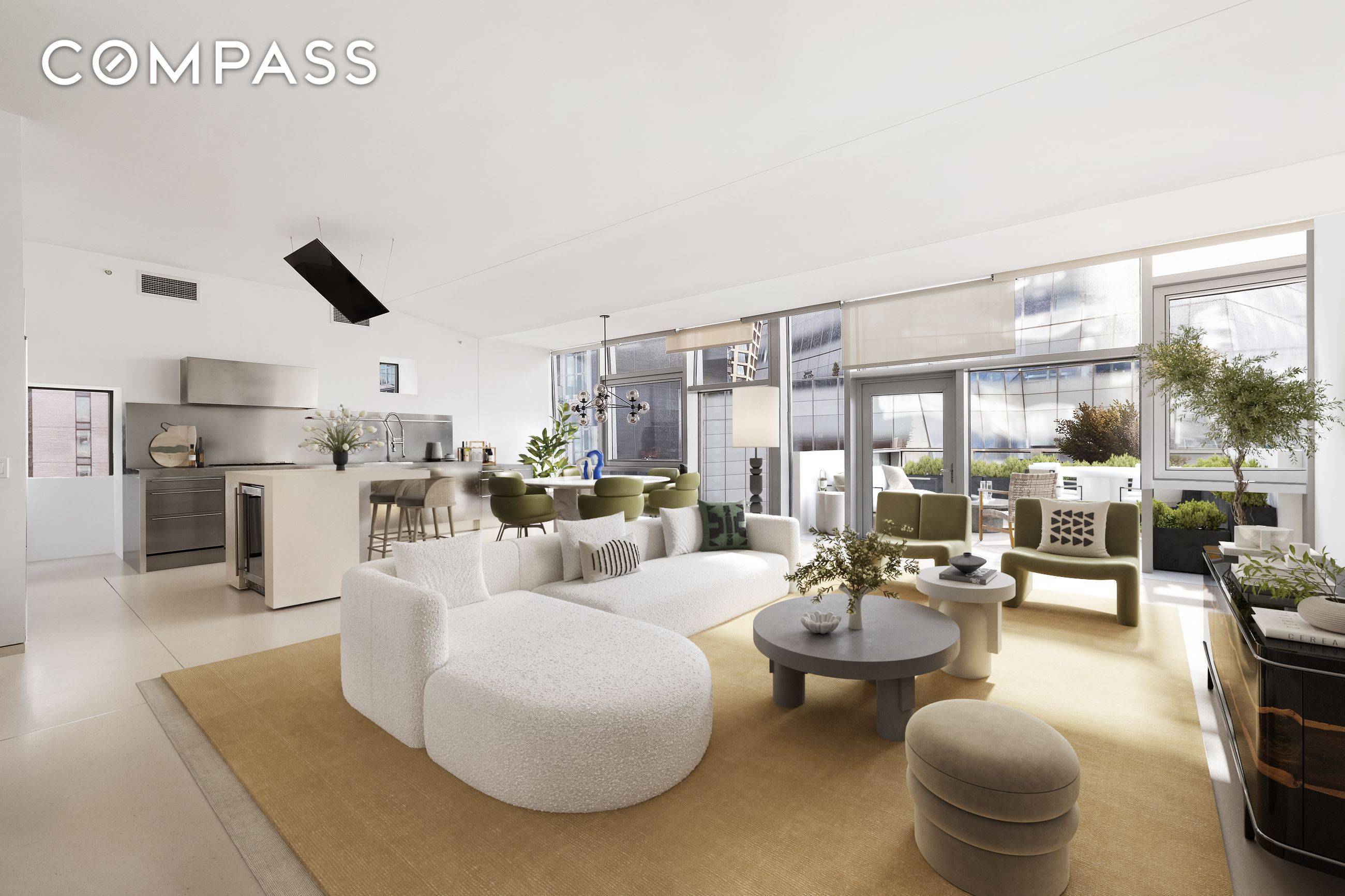 Welcome home to this spectacular two bedroom, two and a half bathroom residence at Jean Nouvel s 100 11th Avenue.