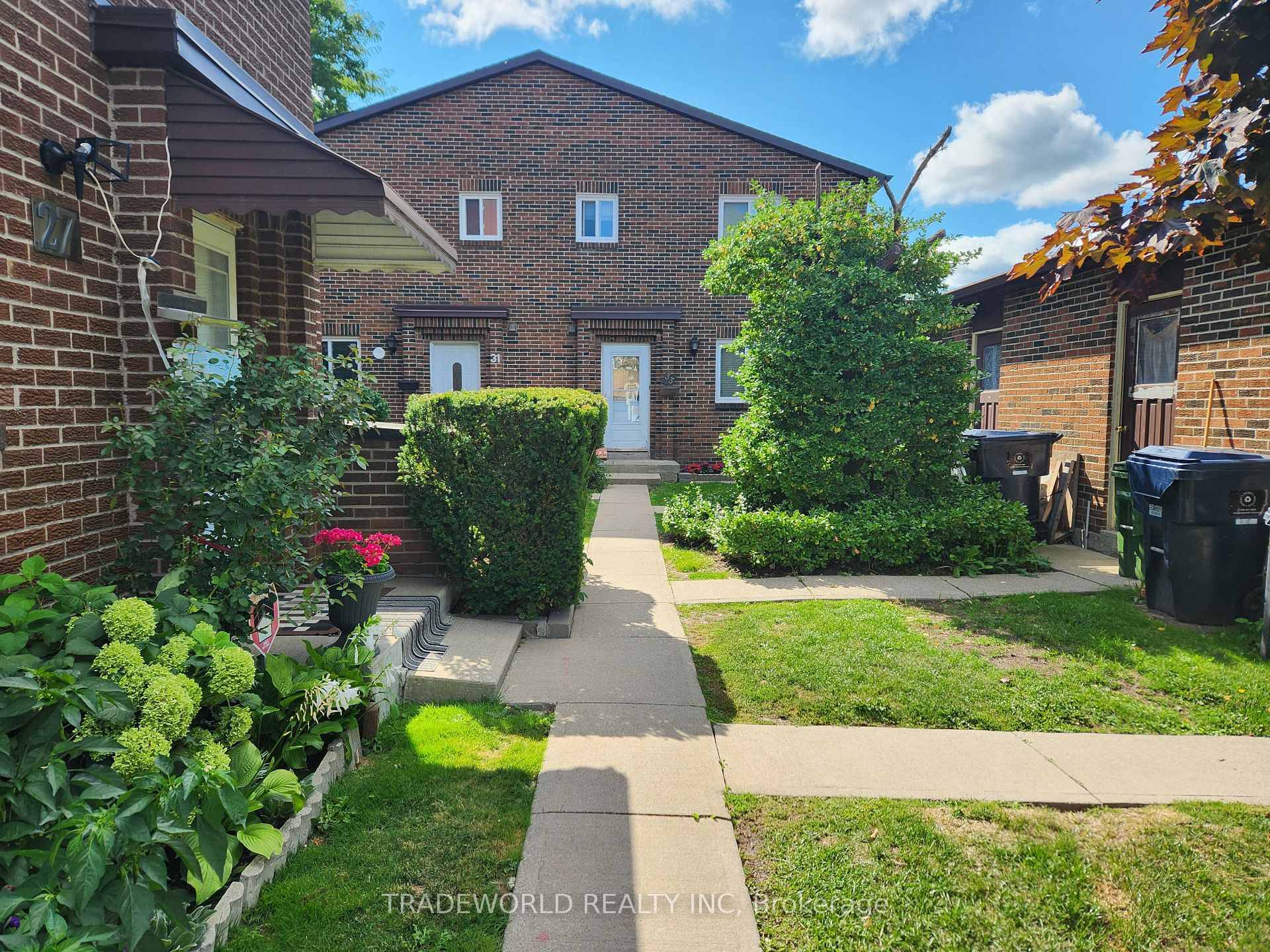 Solid Built Townhouse Like A Semi Detached House Spacious and Functional Layout Finished Basement With A Lot Of Potential Newer Roof, Most Of The Windows, Central Air Conditioner, Furnace and ...