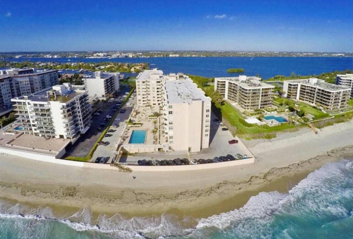 Dynamite 1 bedroom 1. 5 bath condo for sale located beach front in beautiful Palm Beach.