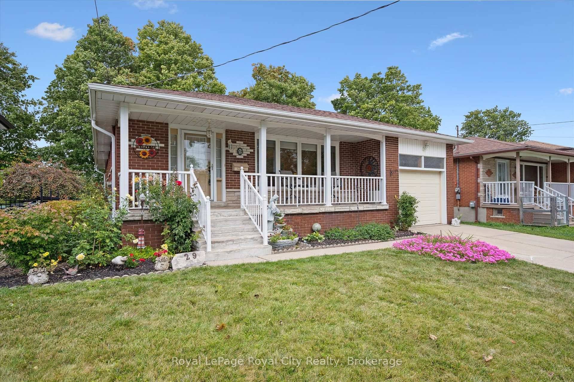 Situated on a quiet, tree lined street, this solid brick bungalow offers a thoughtfully updated interior and a beautifully landscaped exterior.