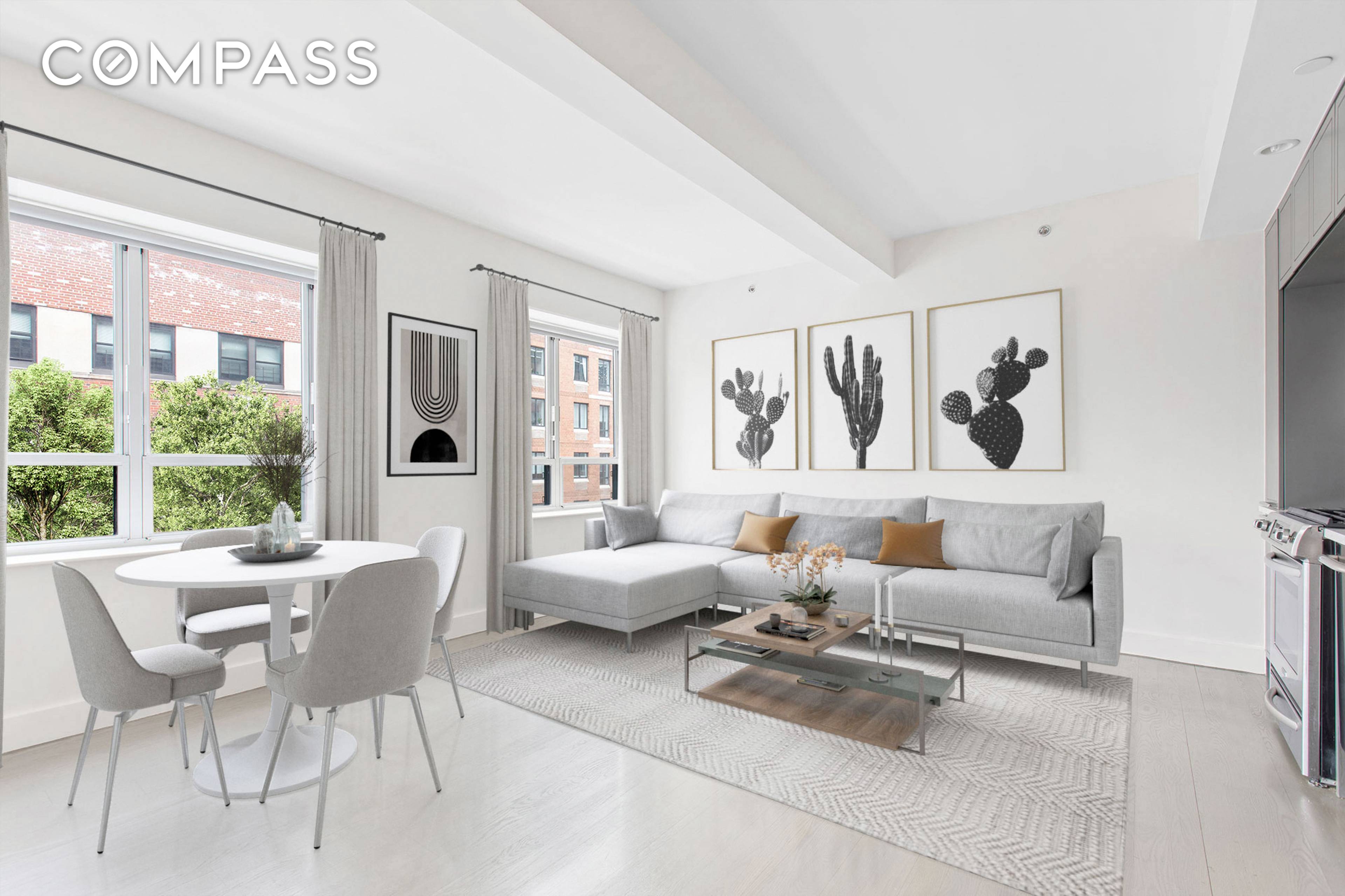 Embrace luxury living in the heart of Hell s Kitchen in this pristine one bedroom home.