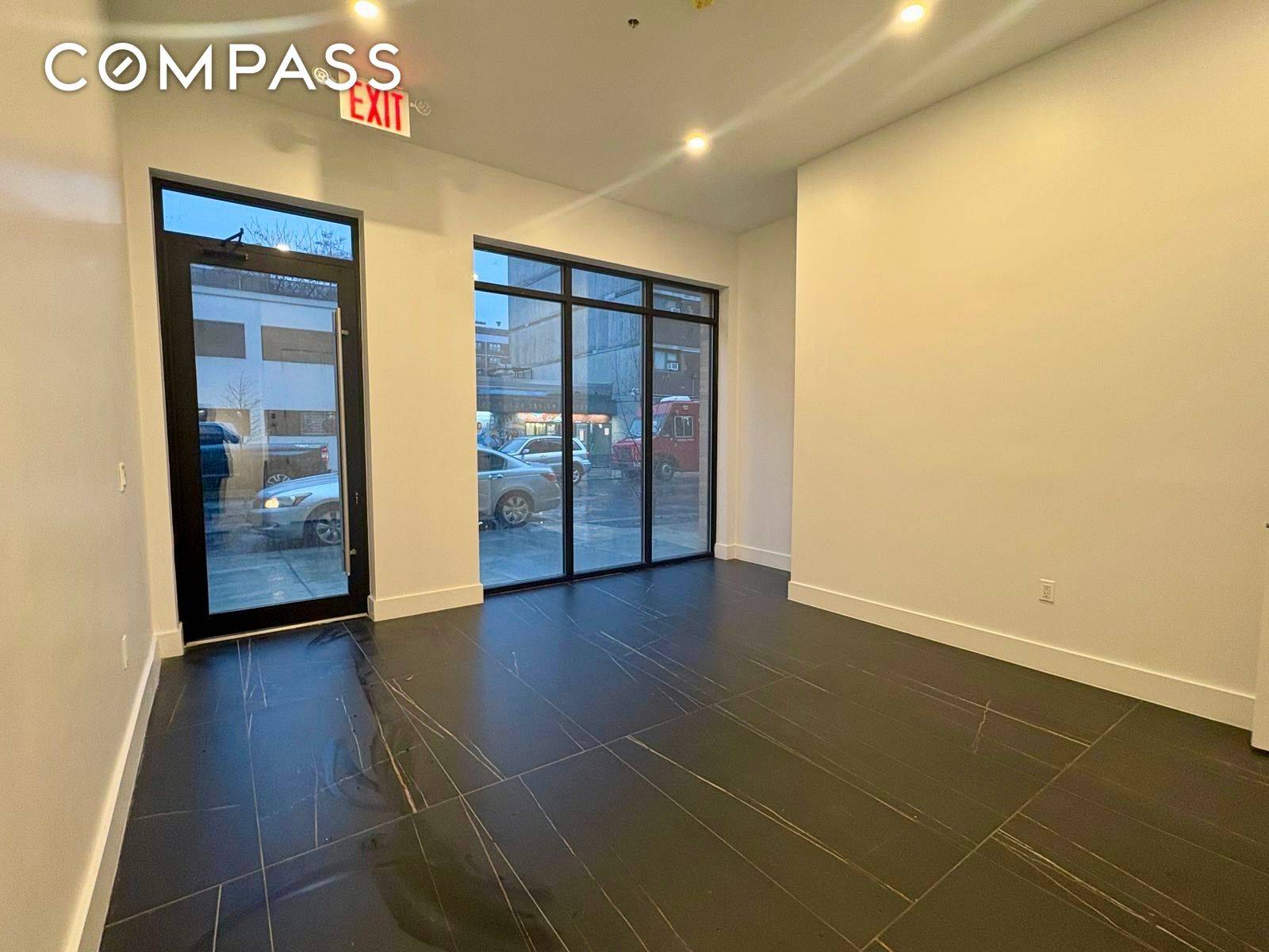 Rare opportunity to own a commercial condo in a new development in the heart of Williamsburg !
