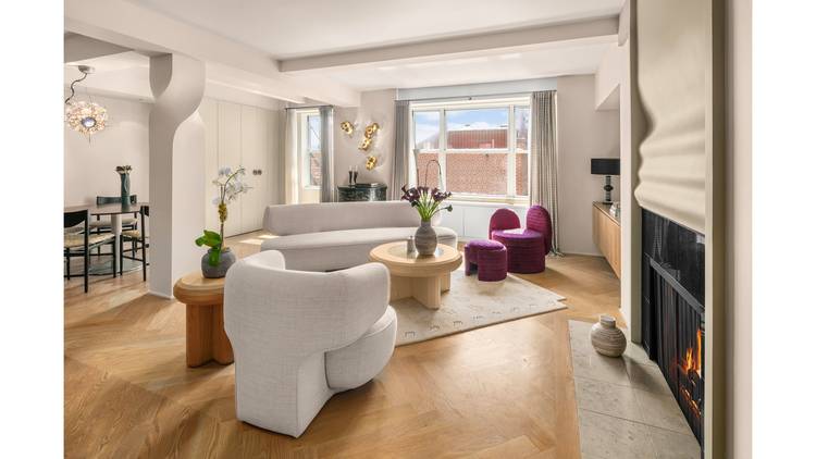 Refined modern living awaits in this impeccably renovated 2 bedroom, 2 bathroom corner residence at the coveted Southgate in Beekman.