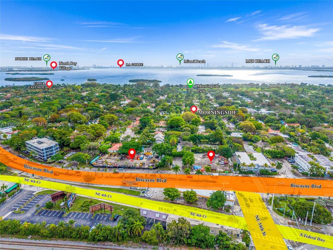 Rare opportunity to acquire a premier development site along Biscayne Boulevard with the ability to assemble 5501 and 5445 Biscayne Blvd into a combined 38, 800 SF footprint.