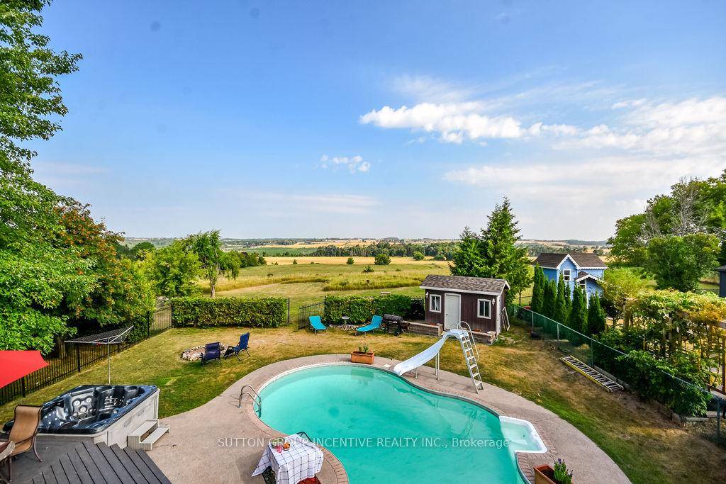 One of the most beautiful private backyard views.