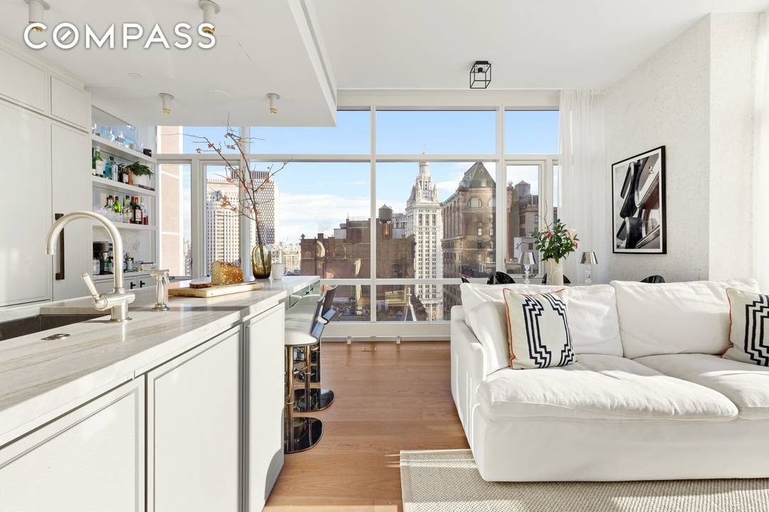 Rare, corner one bedroom apartment available at The Beekman Residences.