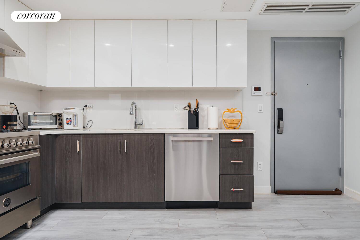 Welcome to Unit 205N at The Union Turnpike Mansion a sleek, sun filled 2 bedroom, 2 bathroom condo with a smart layout and flexible home office space.