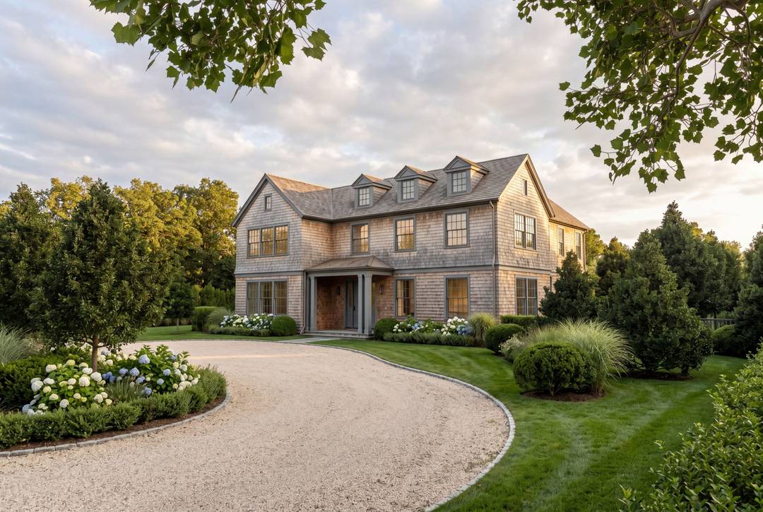 9 Bedroom New Construction with Tennis in Sagaponack South