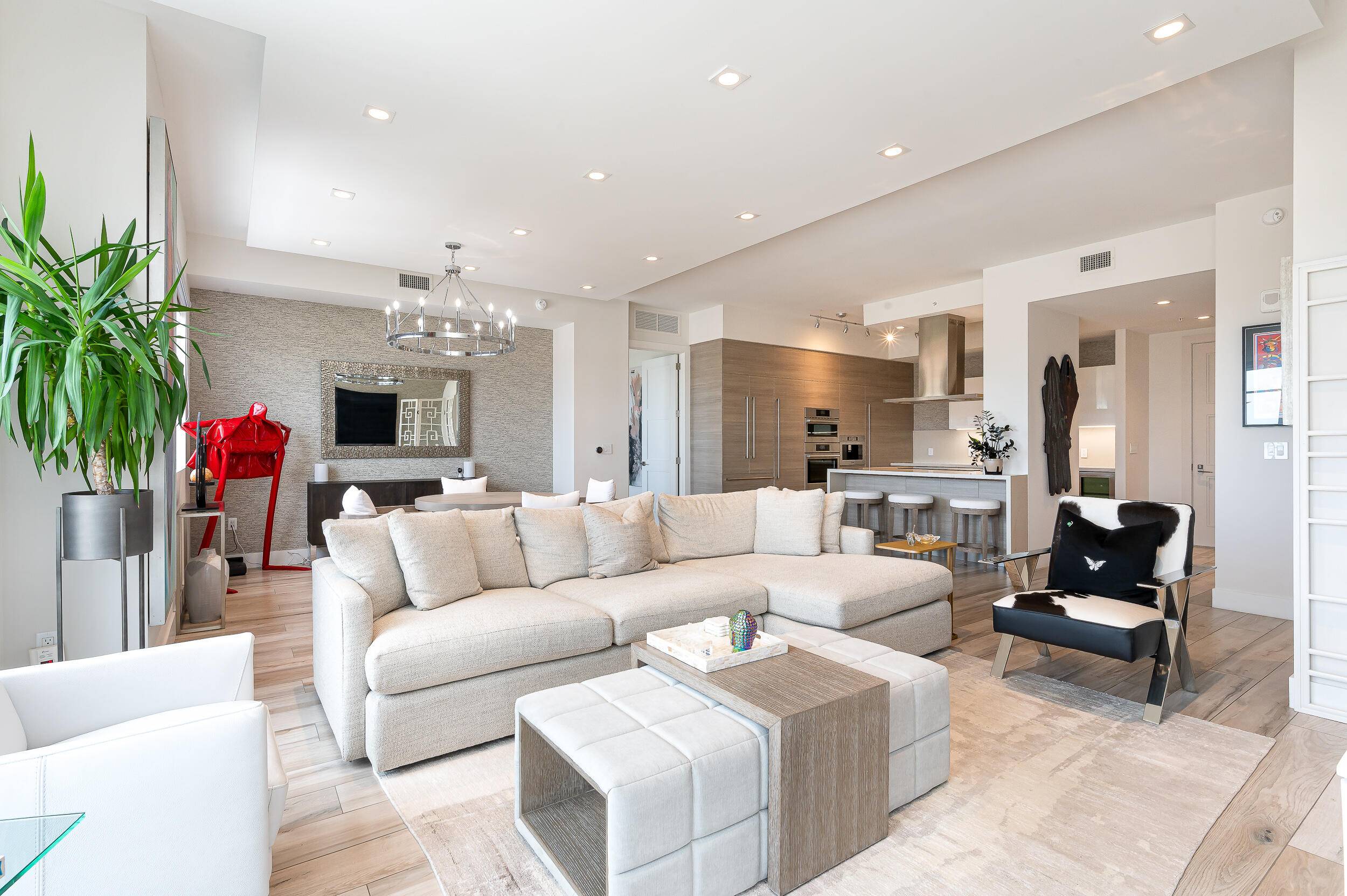 Discover the epitome of luxury living in Downtown Boca with this exquisite condo on the 12th floor, below the PH.