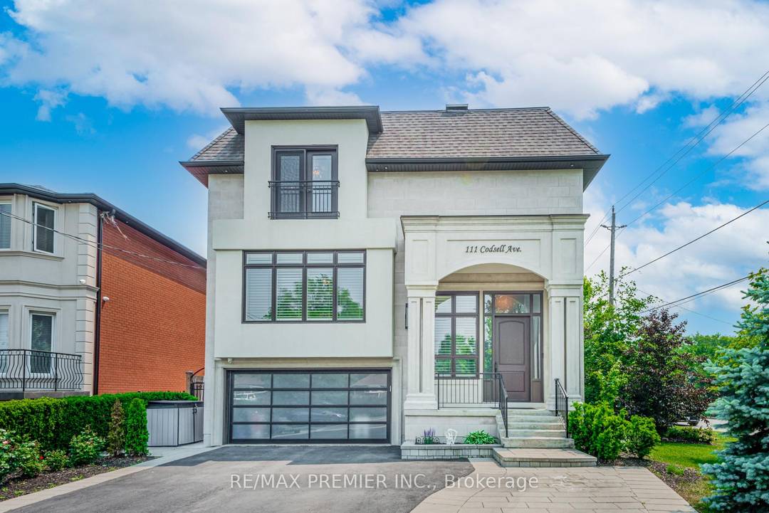 Stunning custom built modern manor in prestigious Bathurst Manor, offering over 6, 000 sq.