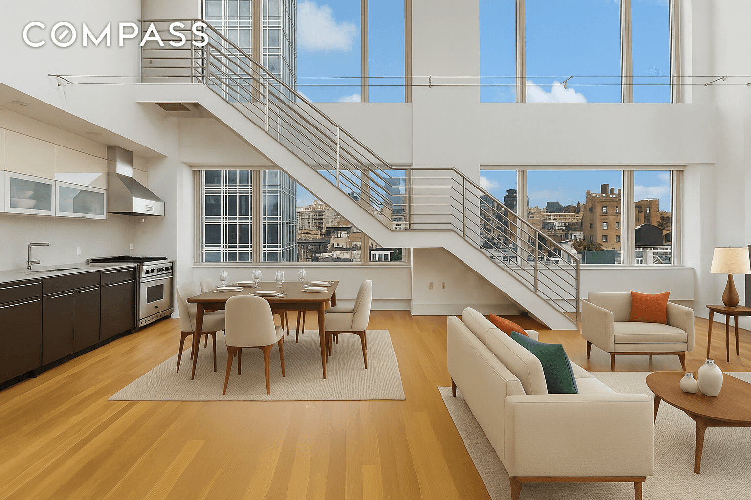 Seeing is believing ! This prime Soho loft in the sky leaves nothing to the imagination.