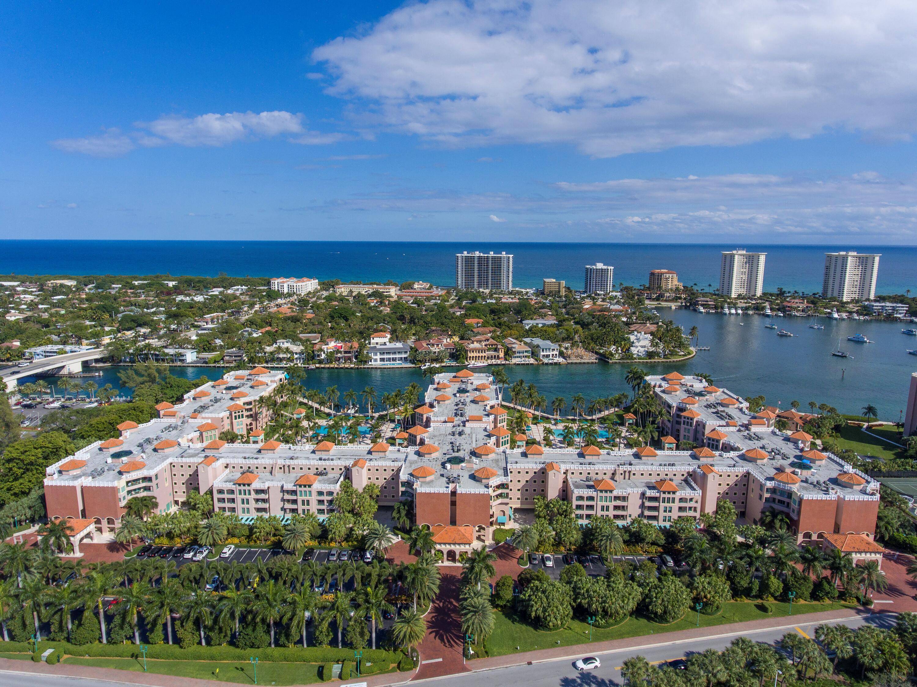 HIGHLY COVETED GRANDVIEW VILLA PENTHOUSE SITUATED DIRECTLY ON THE INTRACOASTAL WITH DRAMATIC 20 FOOT CEILINGS IN THE GREAT ROOM AND STUNNING WATER VIEWS NORTH, EAST AND SOUTH TO LAKE BOCA ...