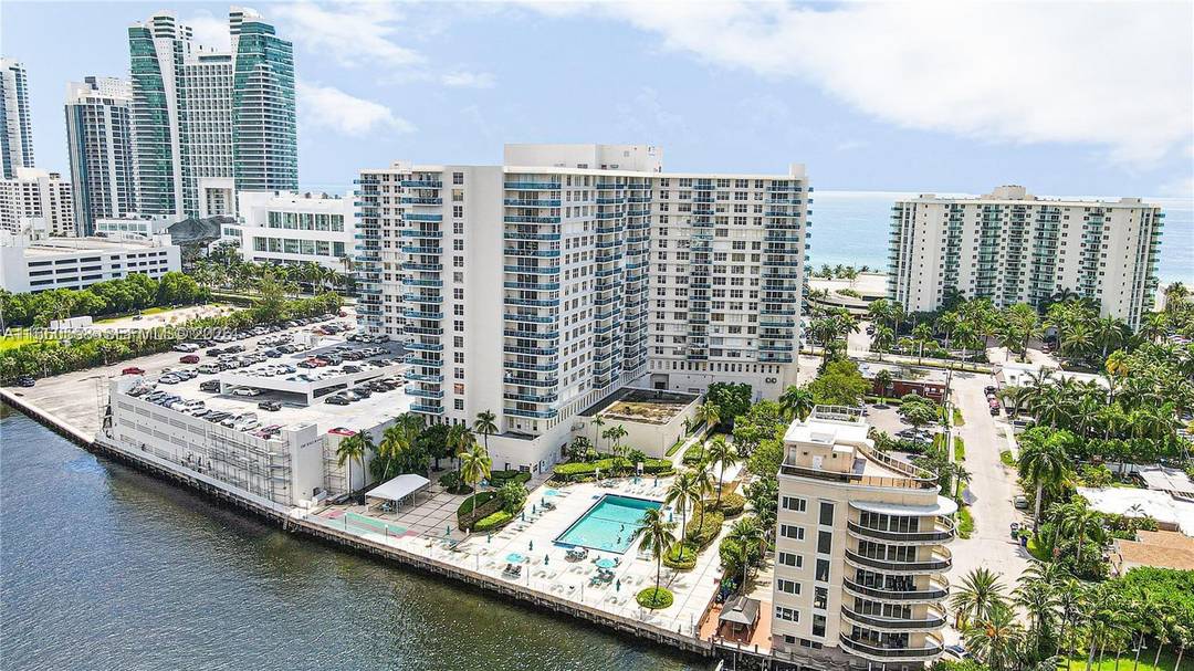 Indulge in luxury with this stunning 2 bed, 2 bath on the 16th floor and just steps from the beach, the expansive wraparound balcony provides uninterrupted vistas of the Intracoastal ...