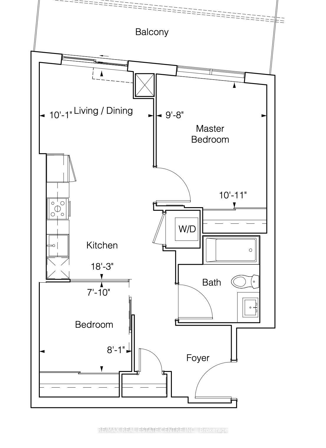 Brand New Condo Apartment Never Lived In 2 bed 1 Bath unit on a High 31st Floor in Mississauga.