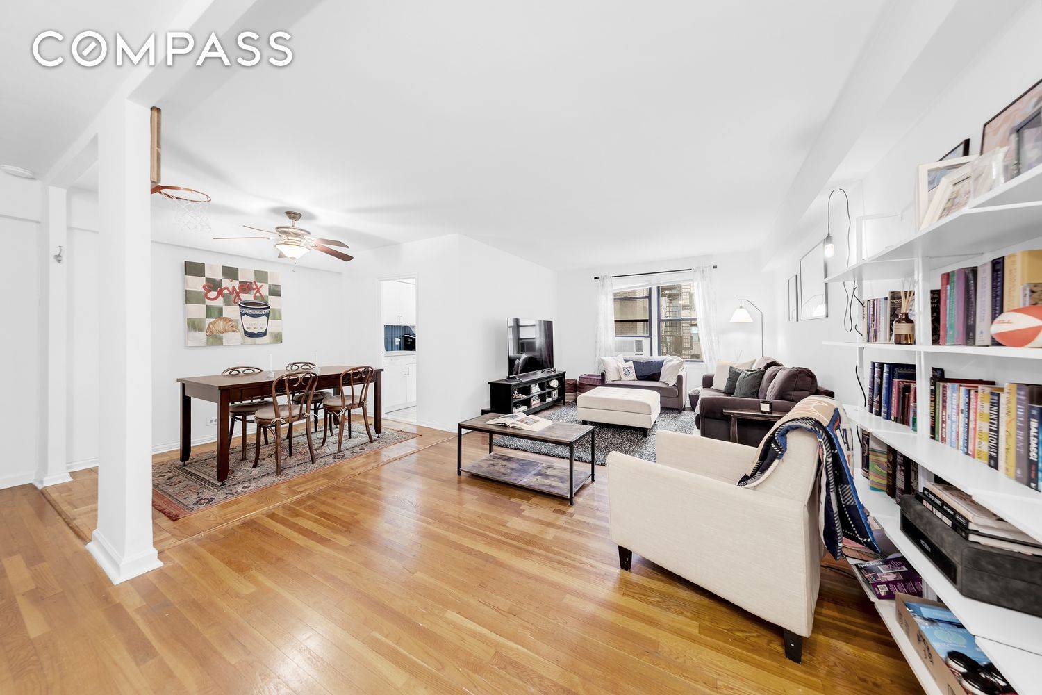 Peaceful Oasis in the Heart of Greenwich Village Apartment 3S is a sprawling, pin drop quiet one bedroom with four oversized closets and beautiful hardwood floors throughout.