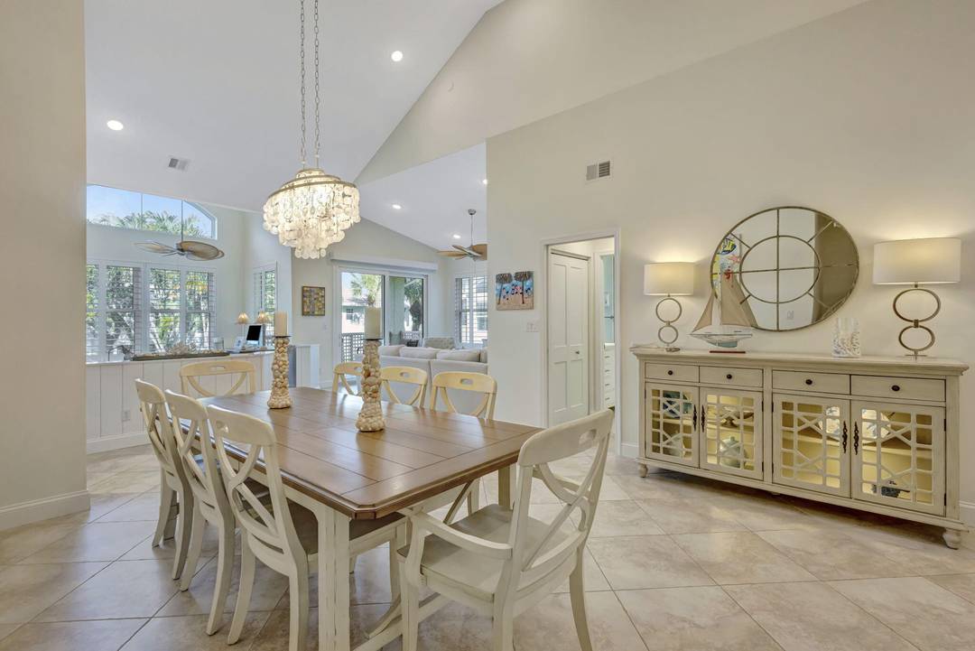 Beautiful, picturesque second floor Carrera model condo largest model nearly 1, 900 square feet with soaring two story ceilings and bright open floor plan.