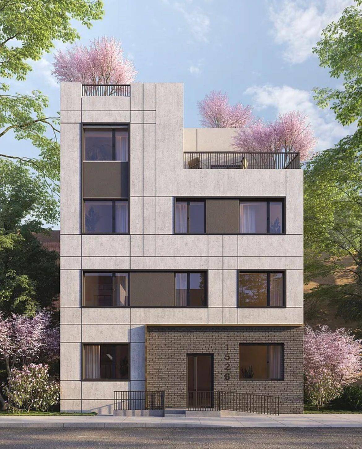 Nestled on a quiet residential street around the corner from Lincoln Terrace Park, this elegant convertible 2 bedroom, 1.
