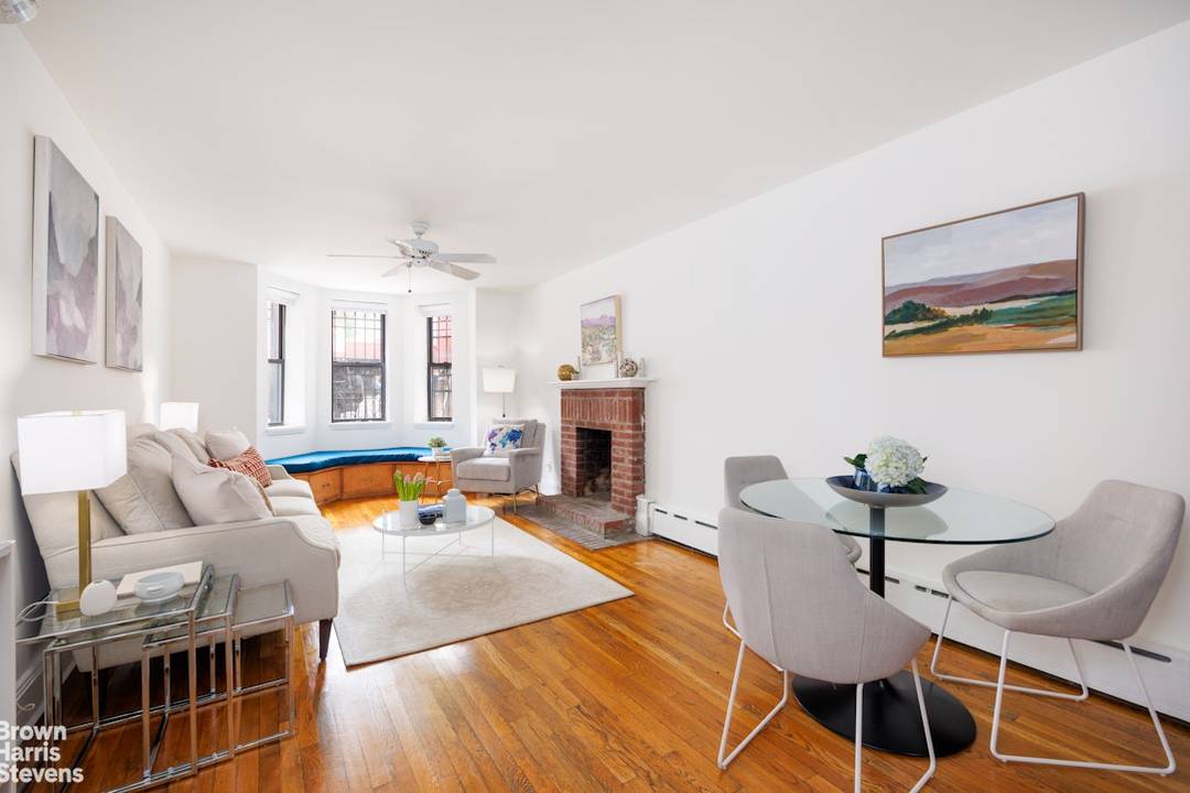 This enchanting 1BR in the heart of Park Slope seamlessly blends pre war charm with modern updates.