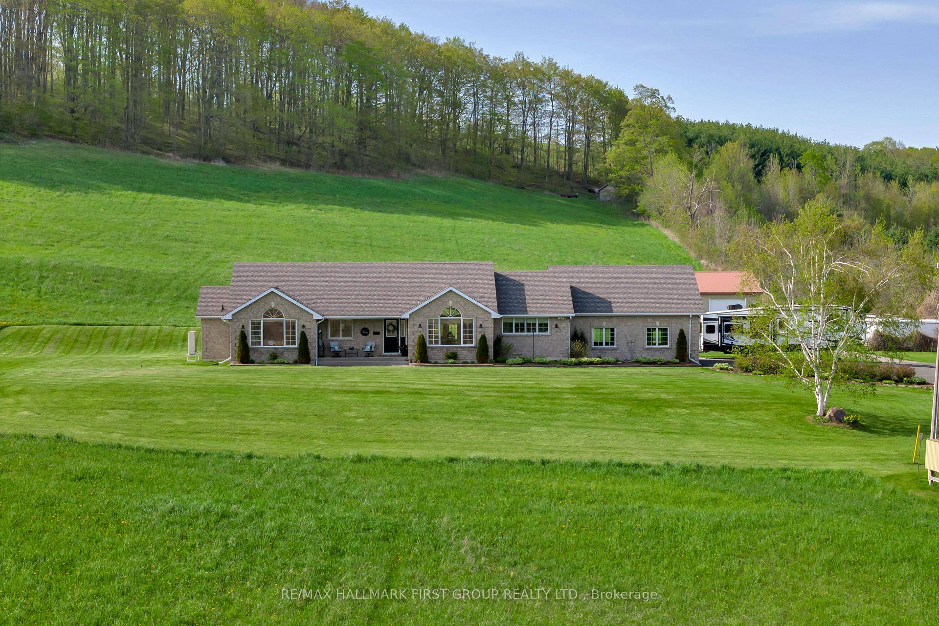 Nestled in the rolling hills of sought after Camborne, this 29 acre estate offers a harmonious blend of rural charm and modern sustainability.