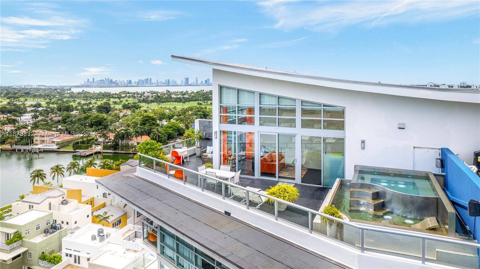 New Price ! Rarely available waterfront corner premier penthouse on coveted amp ; private Aqua Island.