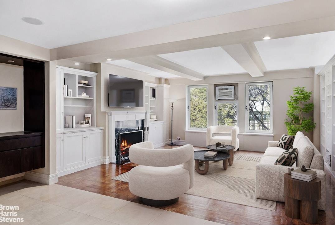Prewar 3 Bedroom, 3 Bathroom Condo with Wood Burning Fireplace This beautifully renovated residence blends the warmth and charm of classic prewar design with a modern, loft like downtown aesthetic.